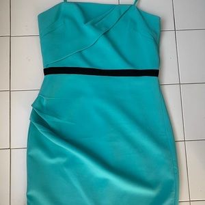 Short turquoise dress